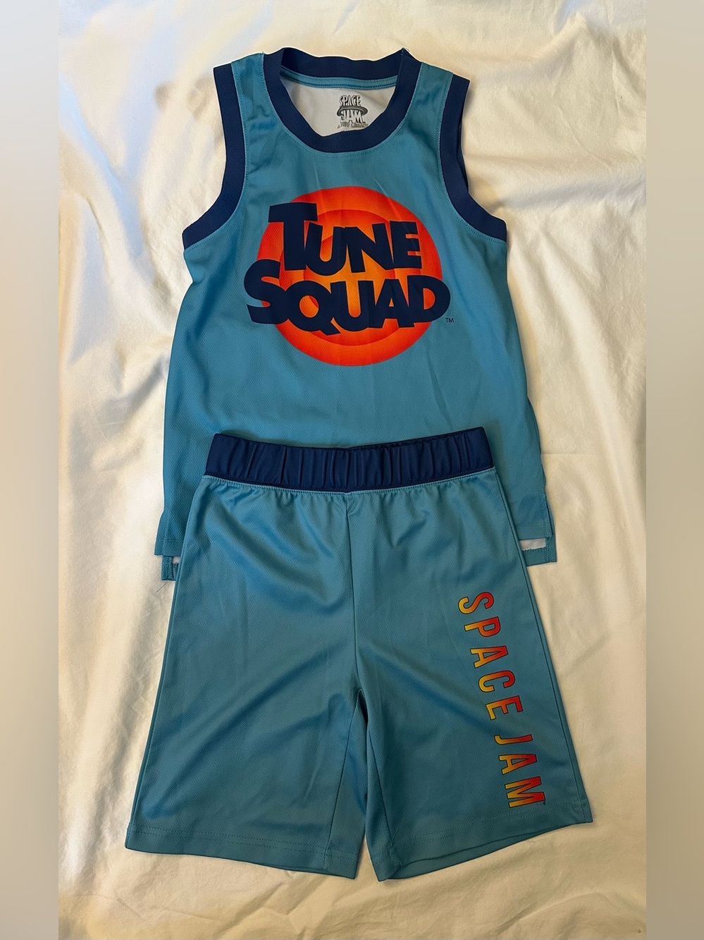 Tune Squad Space Jam Basketball Set - Blue/Orange